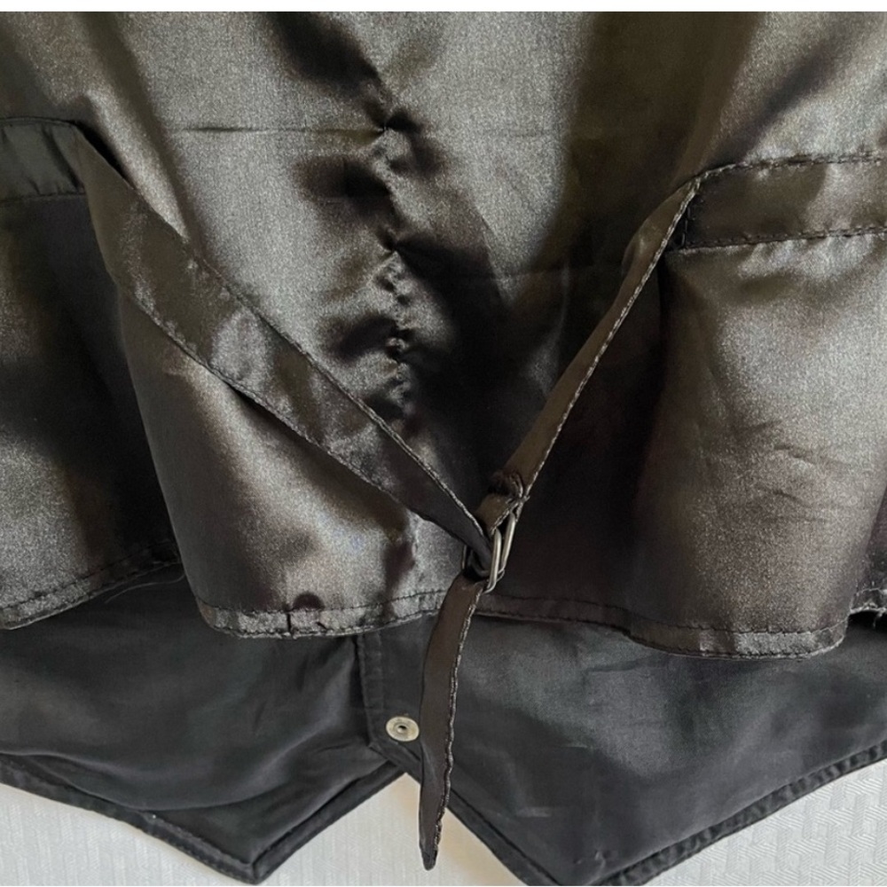Preowned 1990s Exclusive PapaGraff Clothing Co Leather Vest Western Style. - Picture 8 of 12